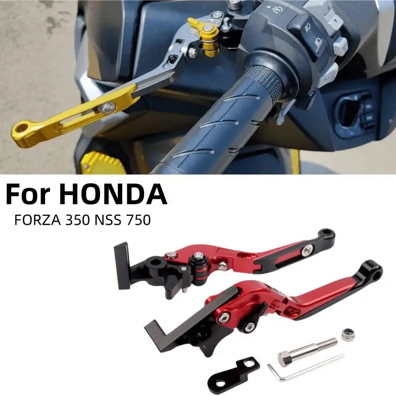 

Motorcycle CNC Adjustable Folding Extendable Brake Clutch Levers Handle For HONDA FORZA 350 NSS 750 Modification Accessories