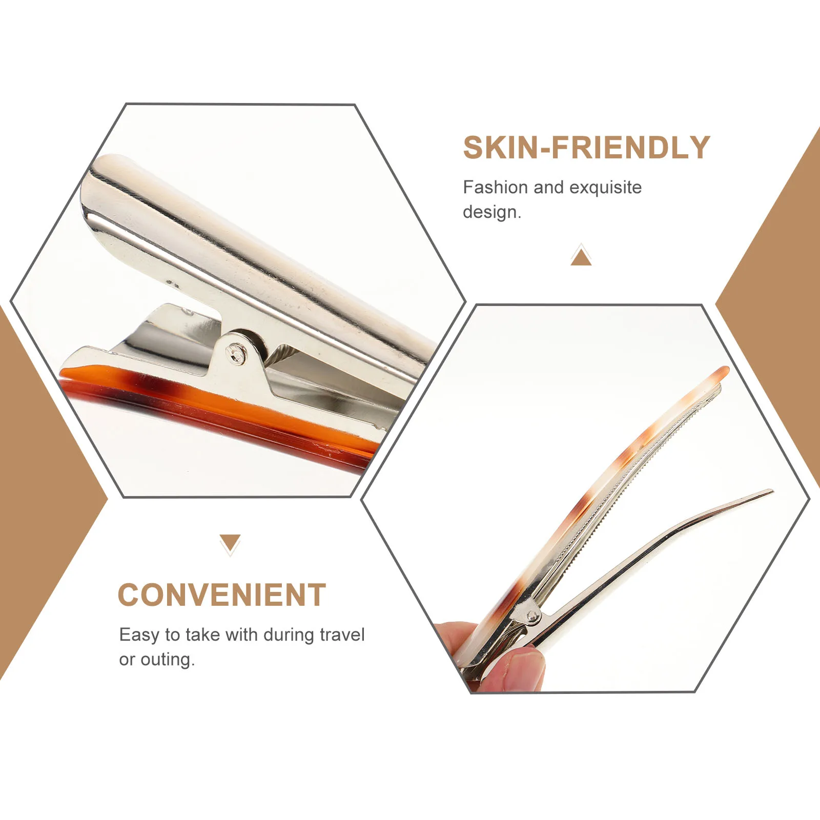 

6 шт., заколка для волос с бычьим рогом, большие прочные акриловые заколки для волос, модная заколка для хвоста, аксессуары для волос, смешанные для женщин