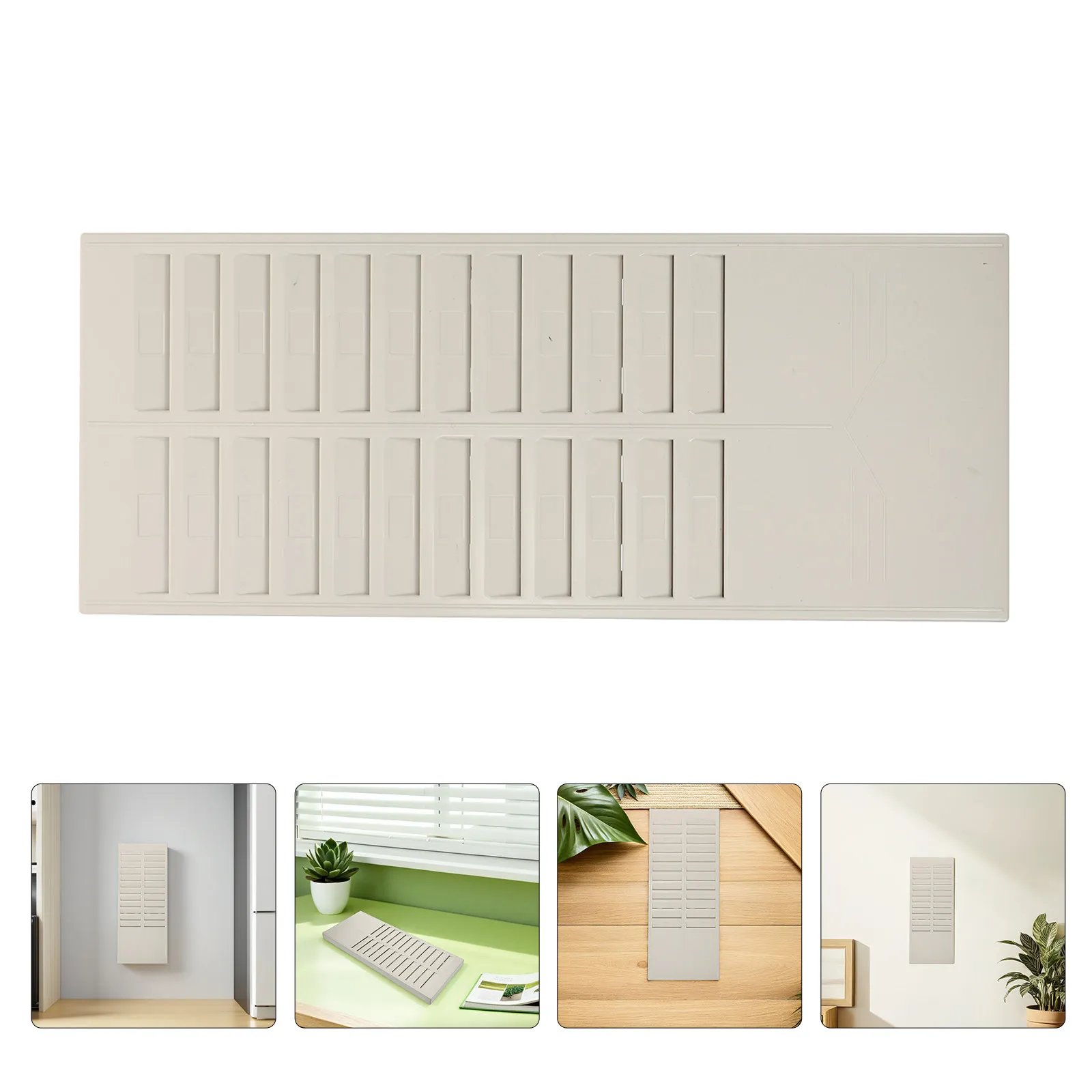 

2Pcs Attendance Card Storage Rack 24 Slots Desktop Card Organizer Holder for Hr Management Office Warehouse Supply Efficient