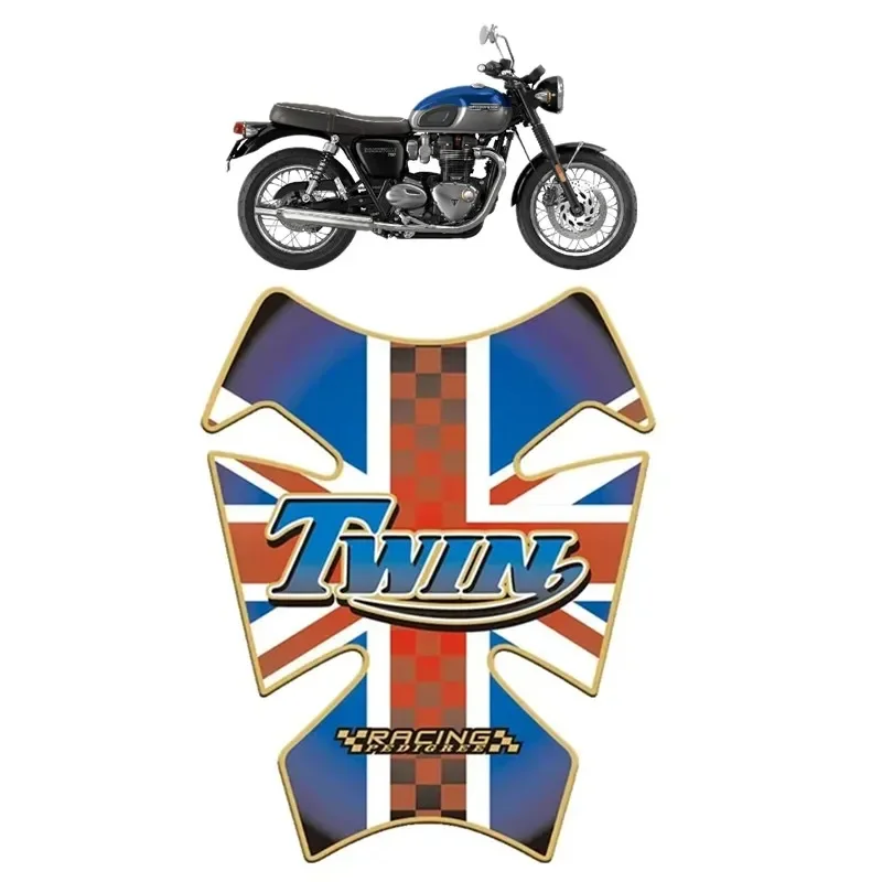 Für Triumph Twin Bonneville Motorrad Tank Pad Protector 3D Gel Aufkleber Aufkleber Zubehör Zubehör