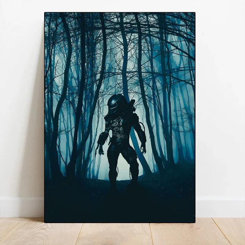 الفيلم شخصية الرهيبة المشارك سمارة مورغان رجل نحيل Ghostface الجمالية قماش اللوحة لتزيين غرفة المعيشة