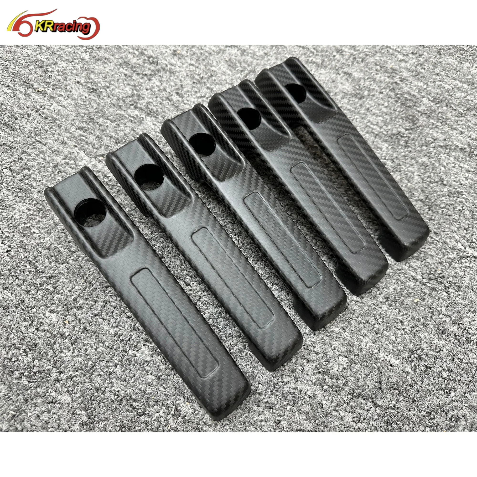 Upgrade Mercedes  Kit Brabu Style Dry Carbon Fiber Car Door Handle Replacement For Mercedes Benz G wagon