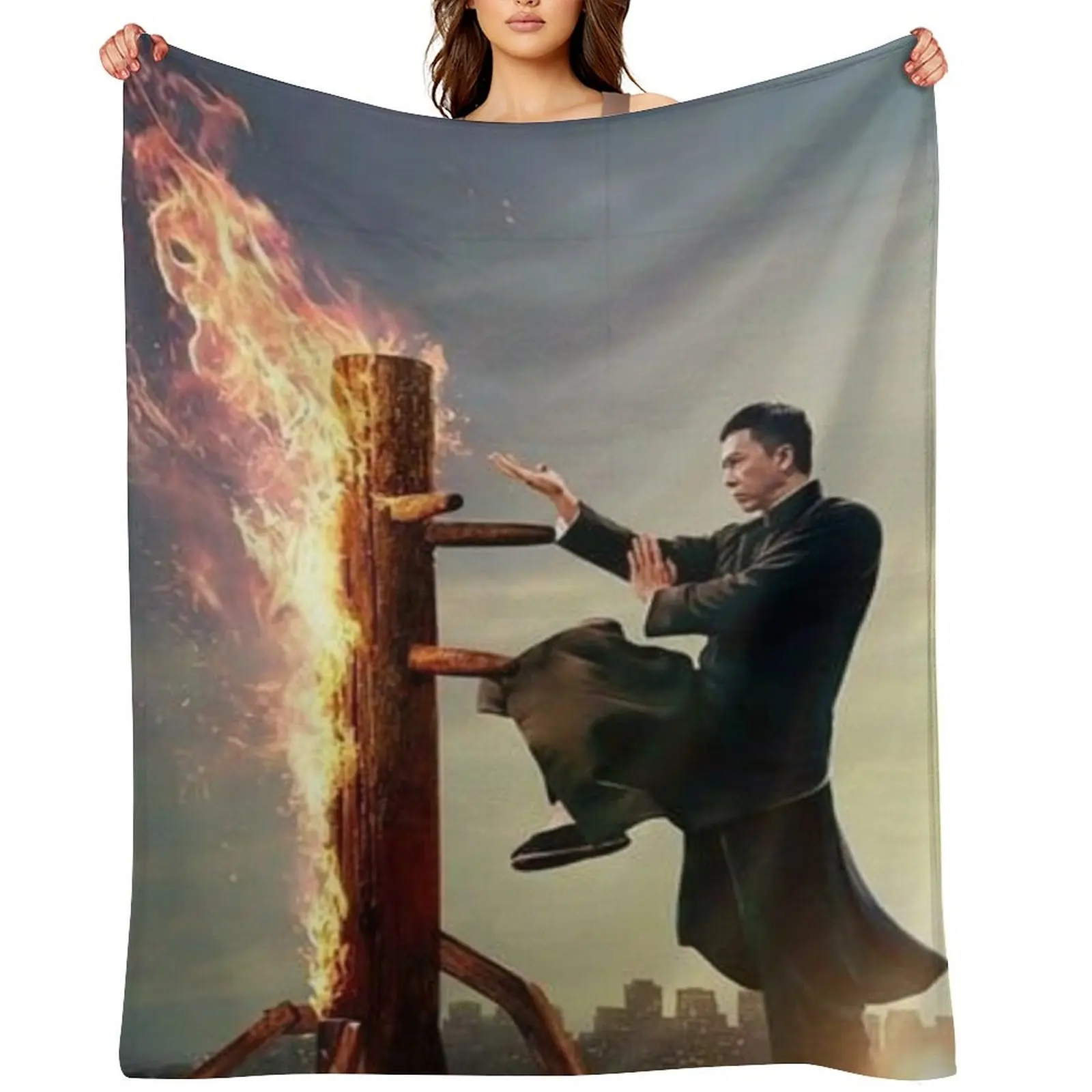 

Donnie Yen Throw Blanket Loose Thins Shaggy funny gift Blankets