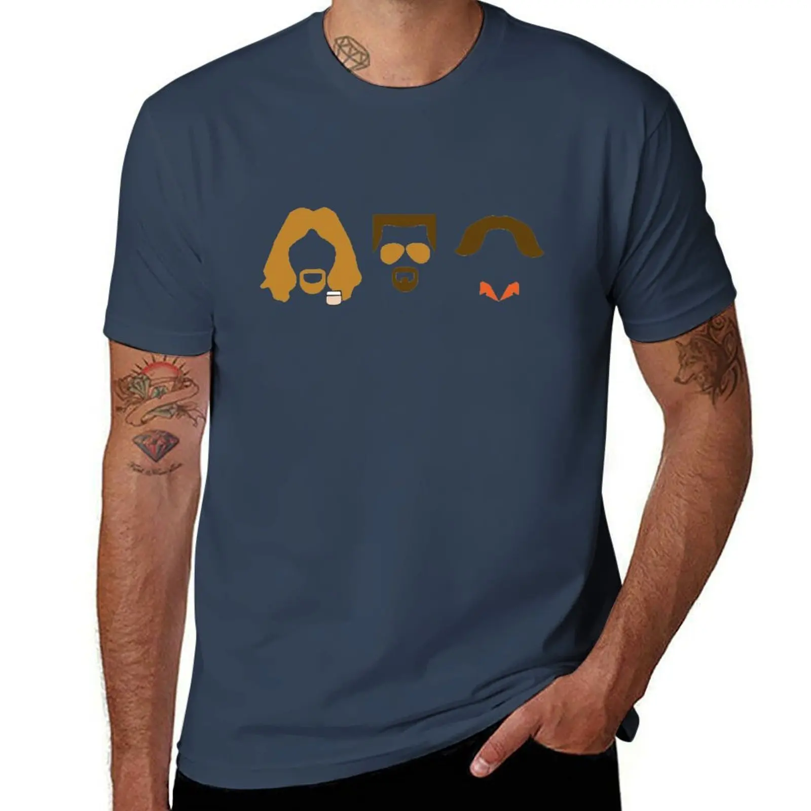 

Big Lebowski Trio T-Shirt t shirts cotton 100% funny t shirts man T-Shirt