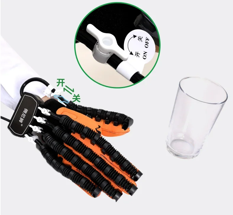 2025 Paralytic Patients Rehabilitation Robot Glove Home Use Rehab Equipment Hand Finger Recovery Exerciser