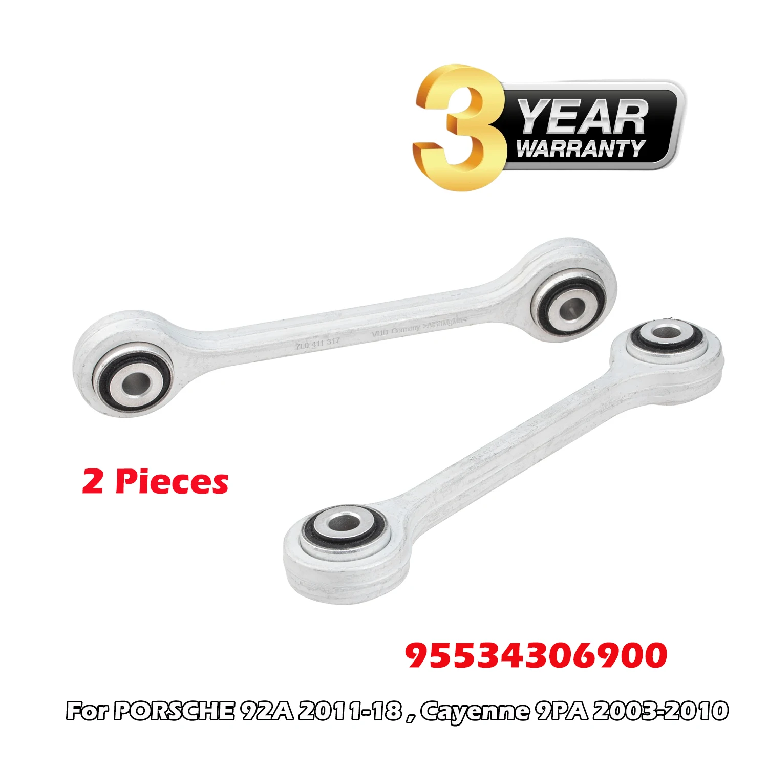 

Pair of OEM Front Suspension Stabilizer Bar Link Rod 95534306900 For PORSCHE 92A 2011-18,Cayenne 9PA 2003-2010