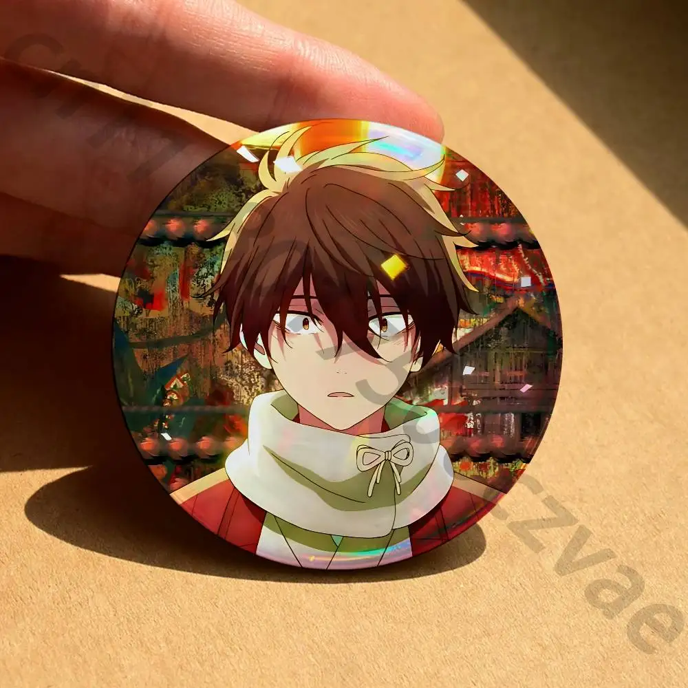 S-Sparks of T-Tomorrow 58mm Badge Brooches on Backpack Clothes Handmade Round Enamel Pins for Jewelry