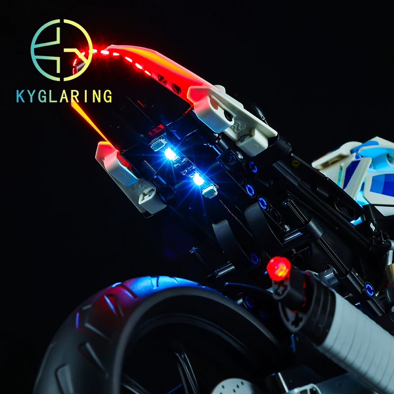 Kyglaring Led-verlichtingsset DIY-speelgoed voor technische motorracewagen 42130 M 1000RR Blokken Alleen bouwen Lichtset inbegrepen