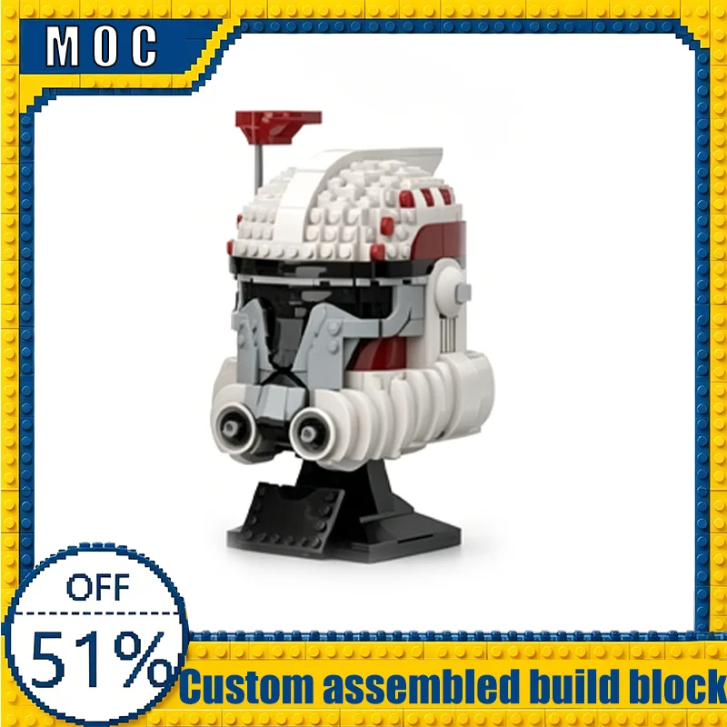 

913PCS ARC Trooper Hammer Helmet War Collection MOC Model Building Blocks Assembly Toy Educational Learning Birthday Gift Adults