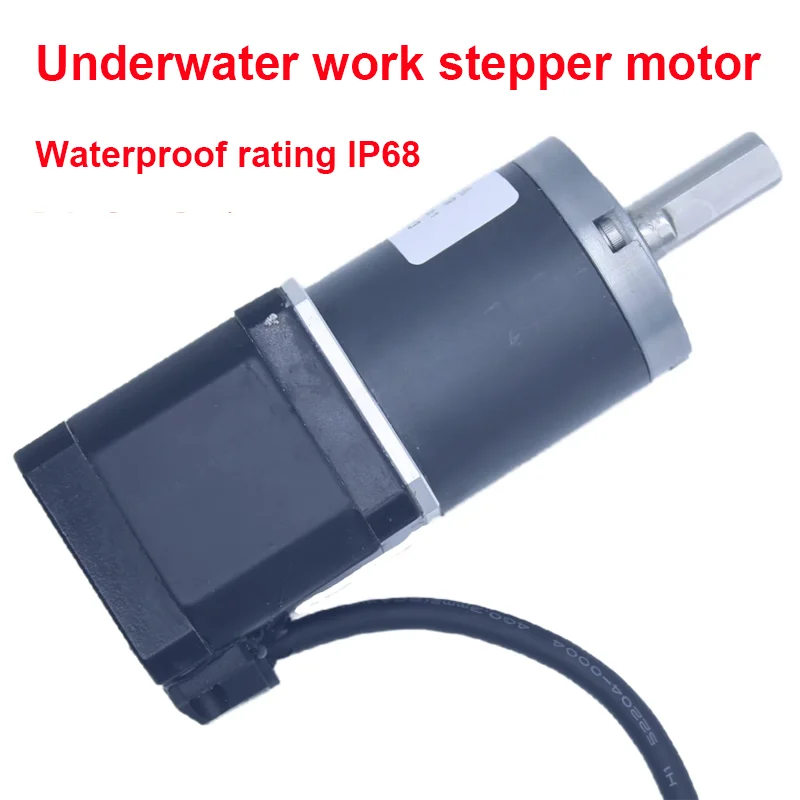 15N. m 42-48 Planetary IP68 Waterproof Stepper Motor Dustproof High Torque High-Precision With Planetary Gear Reducer 3.7-720