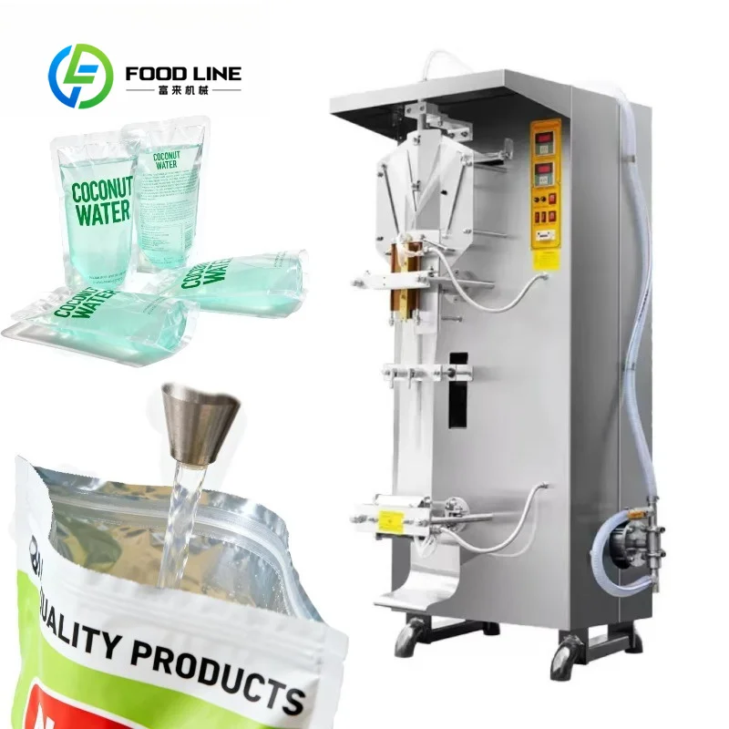 customized 220V Automatic Pure Water Filling Machine with Customizable Features for Plastic Drinking Sachet Beverage Packaging