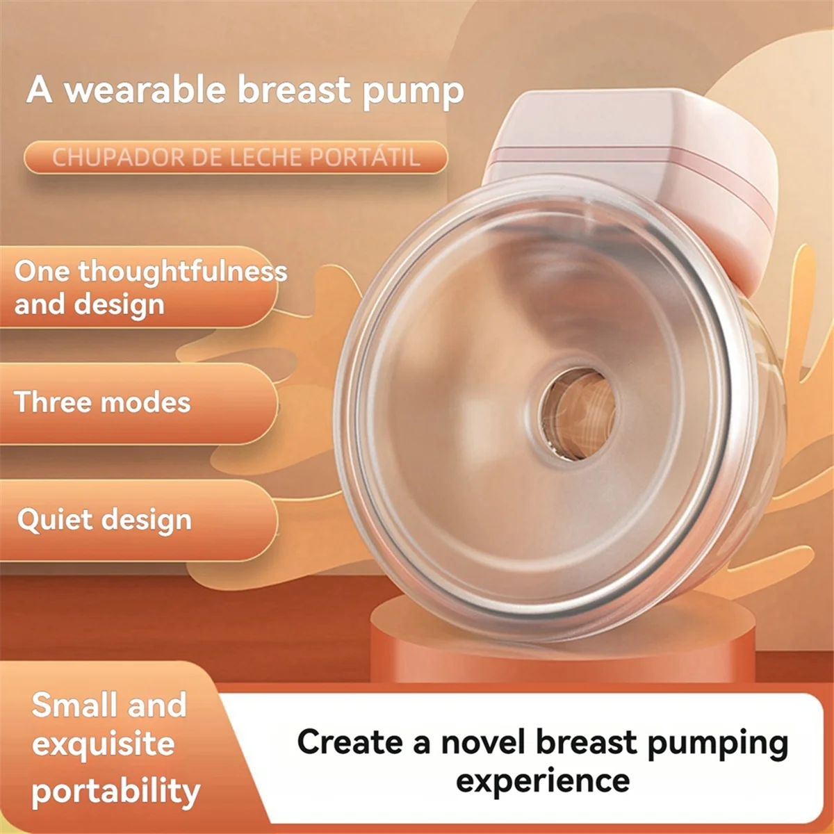 ABIT Wearable Electric Breast Pump with Automatic Massage - Hands-Free, Efficient Milk Collection for Nursing Mothers