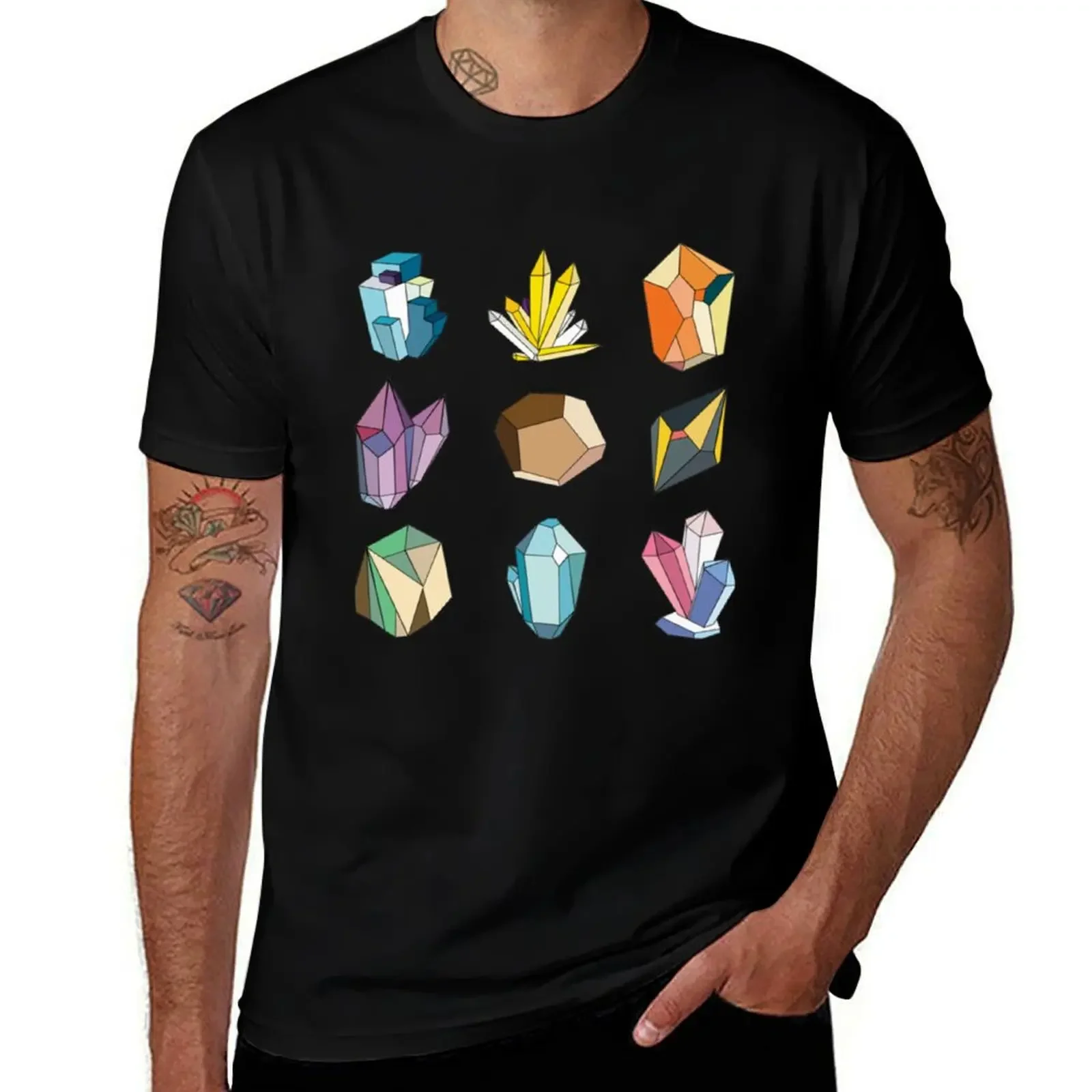 

Eeveelution Crystals T-Shirt quick drying boys animal print mens designer clothes