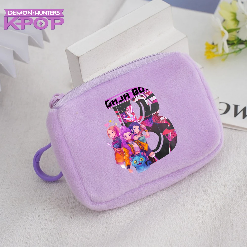 Kpop Demon Hunters Kawaii Coin Purse for Children Music Cartoon Earphone Key Pouch Children Cute Storage Mini Pouch Gifts - Image 2