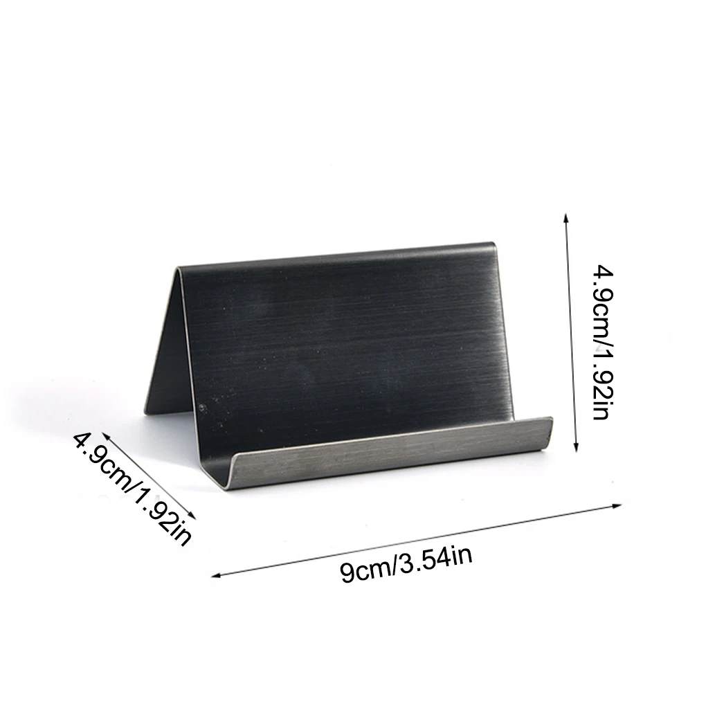 Metal Business Card Name Tag Display Rack Display Stand Desktop Table Organizer Cellphone Holder Conference Room Accessories
