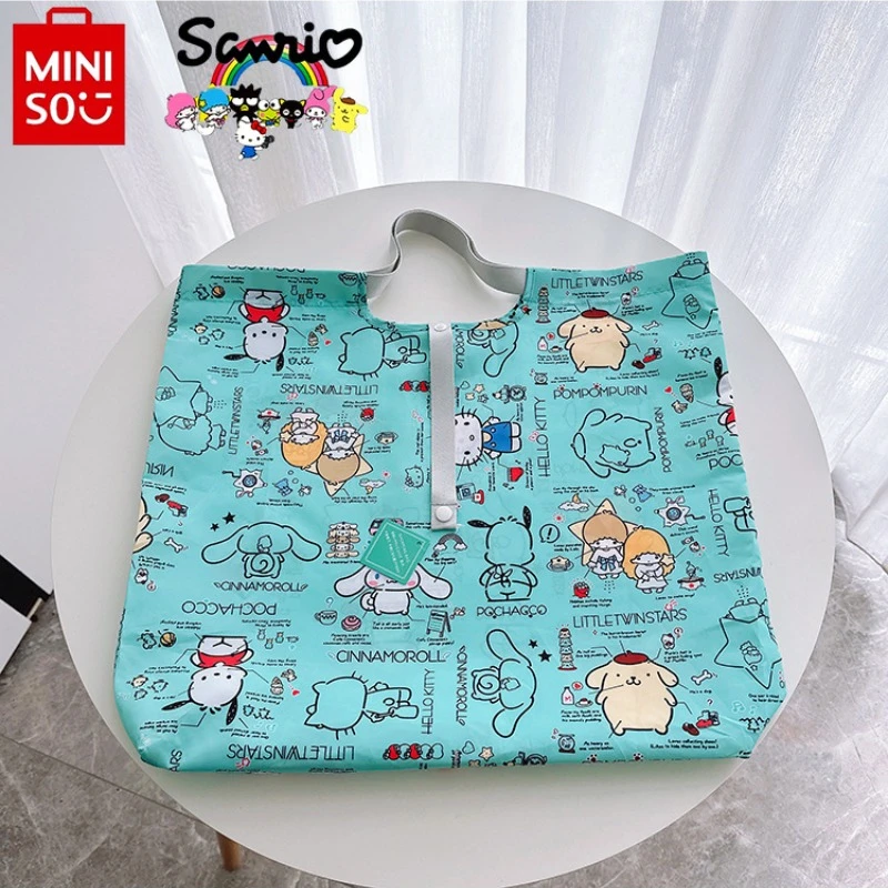 Miniso Sanrio Travel Bag Fashionable Large Capacity Short Distance Travel Bag Portable and Environmentally Friendly Storage Bag