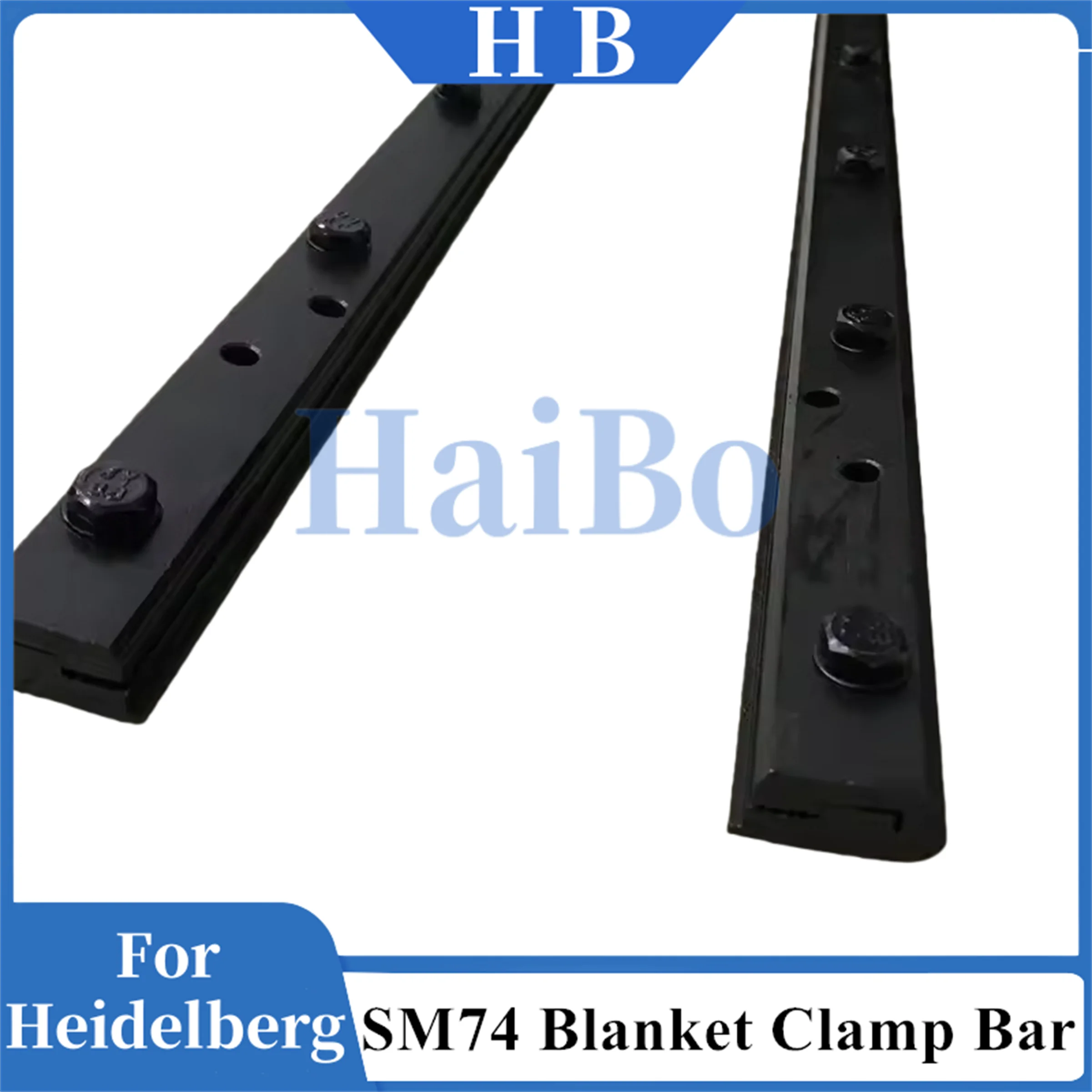 HaiBo Best Quality 1 Pairs SM74 Blanket Clamp M2.006.002F Blanket Bar for SM74 Offset Printing Machine Parts