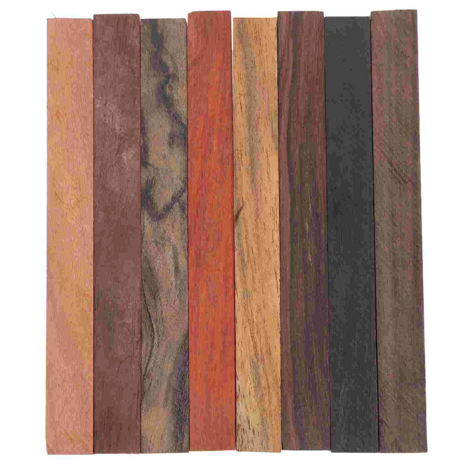 

8 Pcs Lead Pencils DIY Handicraft Wood Blank Rotating Supply Making Blanks Pattern for Woodturning Exotic