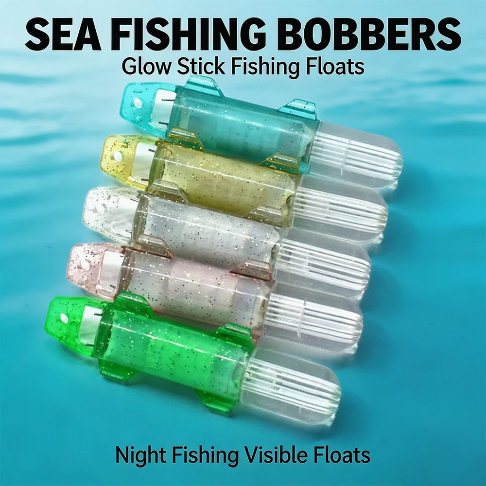 1 PC Mini LED Fishing Light, Deep Diving Lure Light, Glowing When Entering the Water, Fishing Squid Bait, Fishing Equipment