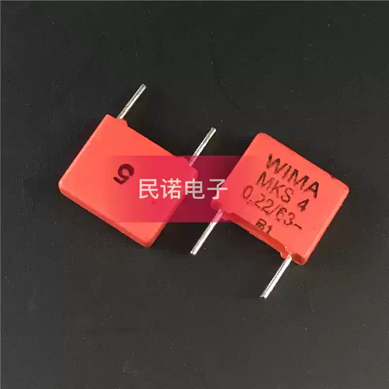 10-100pcs WIMA capacitor MKS4 63V 0.22UF 63V 224 220NF with a pin distance of 7.5mm