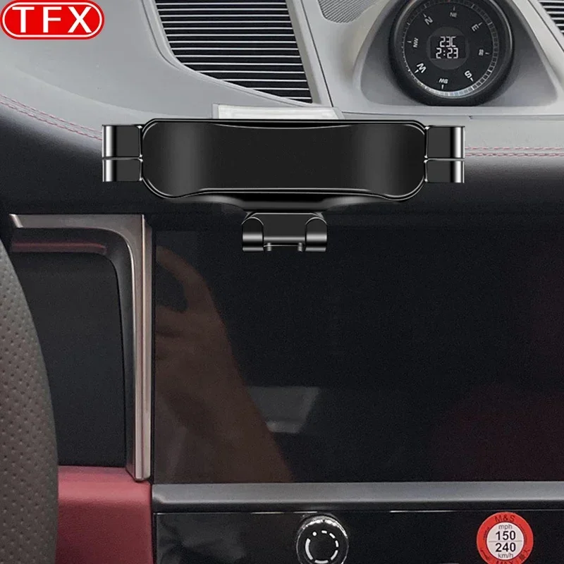 For Porsche Macan 95B 2014-2022 Car Styling Mobile Phone Holder Air Vent Mount Gravity Bracket Stand Auto Modified Accessories