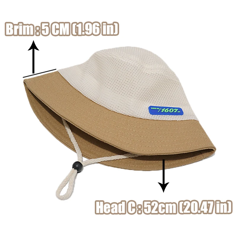 Summer Kids Mesh Sun Hats Baby Boy and Baby Girl\'s Fisherman\'s Hat Child Breathable Sunscreen Hats Toddler Wide Brim Outdoor Cap