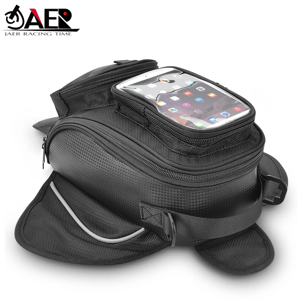 Tank Bag Motorcycle With Big View Widow For iphone Samsung Mobile Phone Navigation Moto Oil Gas Tank Bags Backpack