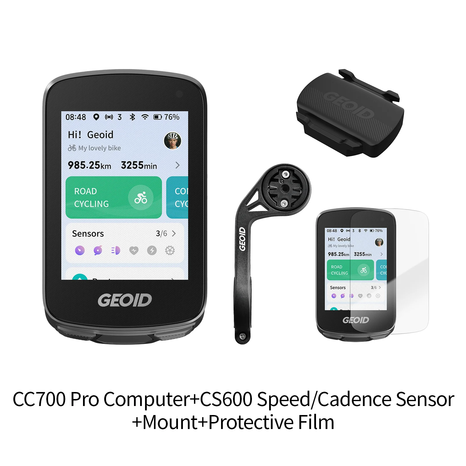 GEOID CC700 Pro 自転車コンピューター GPS 2.8インチ タッチ