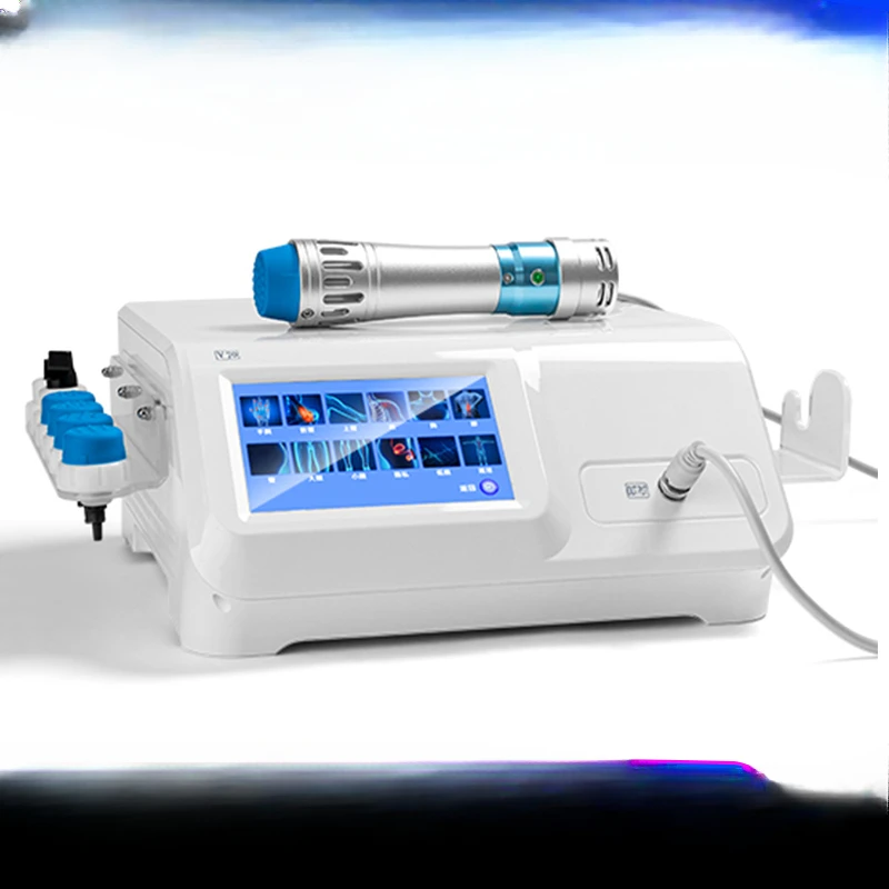 Extracorporeal Shock Wave Physiotherapy Machine Touch Screen Orthopedic Pain Massage Dot Wave Electromagneti