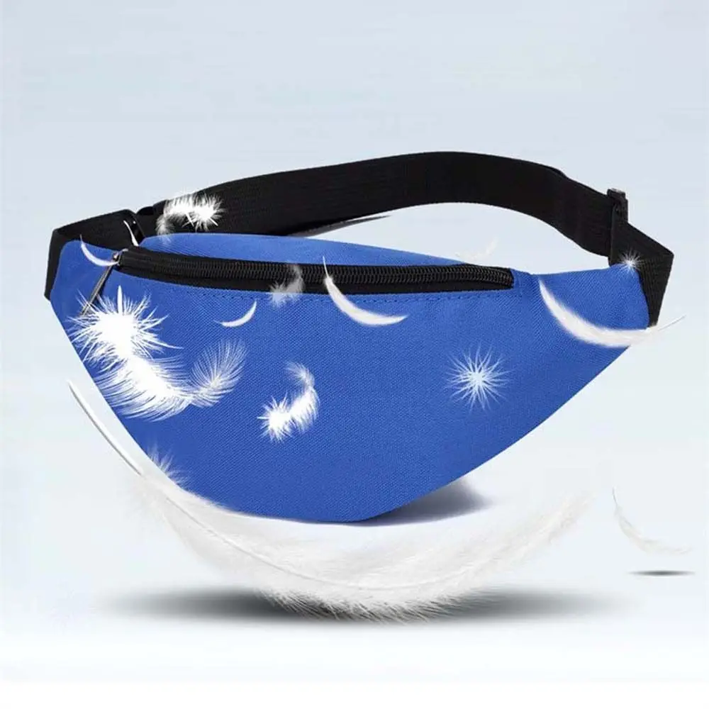 

Solid Color Running Chest Bag Waterproof Nylon Sports Shoulder Bag Large Capacity Oxford Fitness Crossbody Bag Female/Male