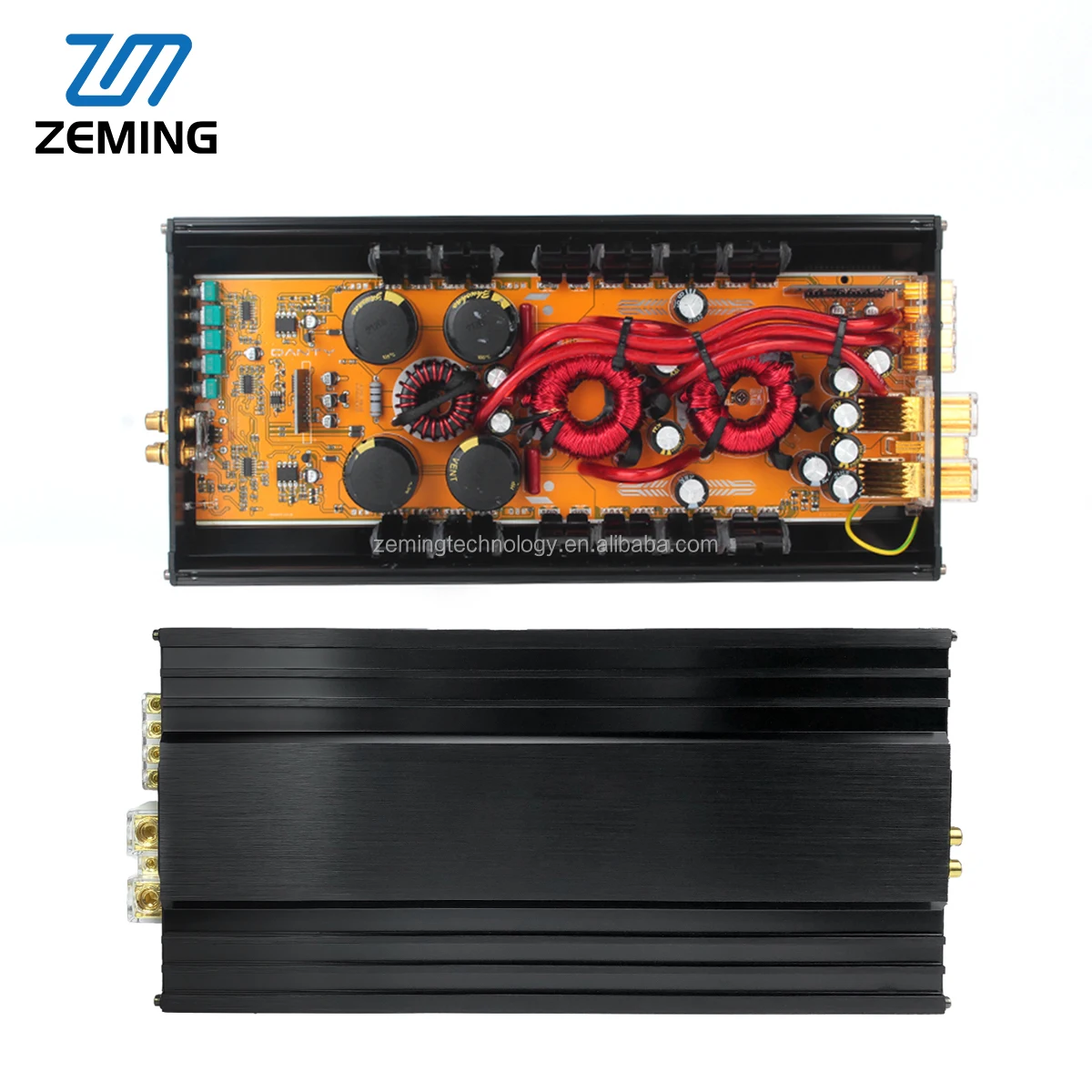 Aluminium Heat Sink 1 Channel amplifier Mono block Car Amplifier Class D 1500W Monoblock Big Power Car Audio Amplifier dsp car