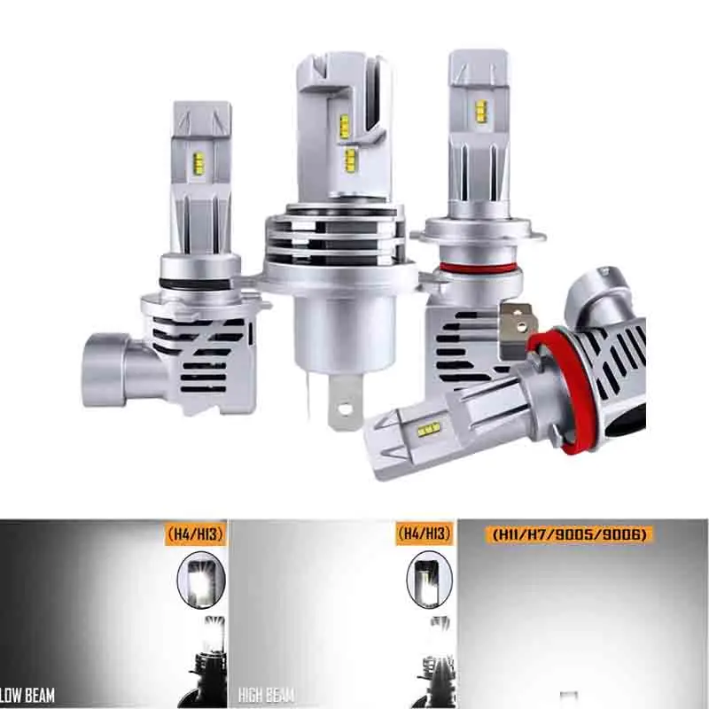 

2PC H4 9003 LED Hi/Lo High and Low Beam With Canbus Headlight For Audi Honda VW Toyota H4 LED Bulb Motorcycle Headlamp