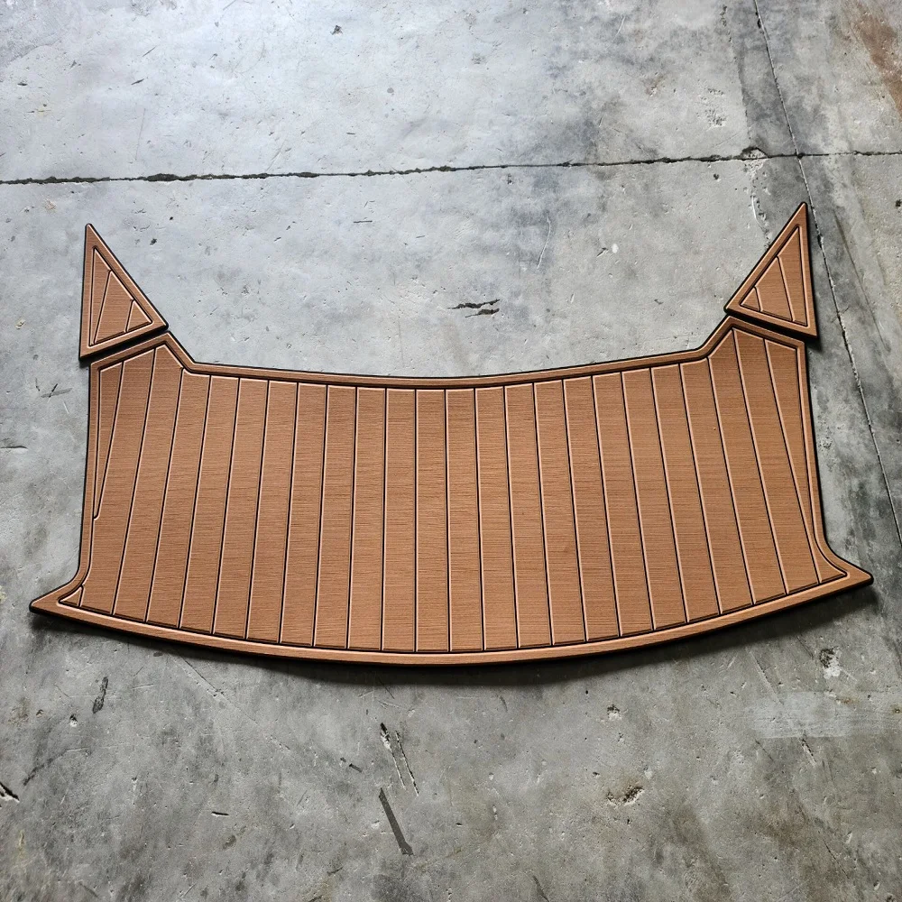 

2011 Re-gal 2100 Swim Platform Step Pad Boat EVA Foam Faux Teak Deck Floor Mat SeaDek MarineMat Gatorstep Style Self Adhesive