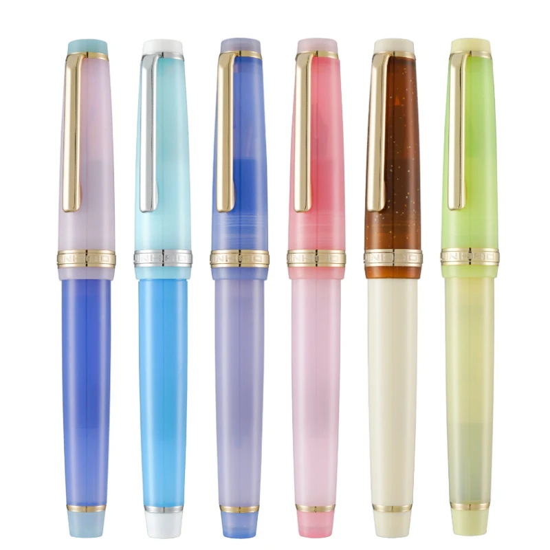 

Ручка-фонтан Jinhao 82 Limited Edition, акриловая, «Яркий лунный снег», с пером EF/F/M/Bent, золотистая отделка, с конвертером