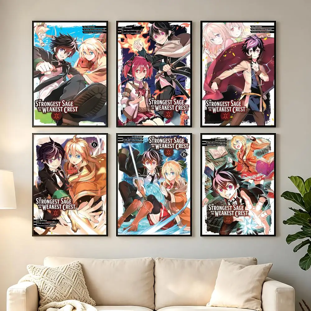 Anime Status Effect Skill Poster Poster HD Printing Comfortable and Fresh Style Wall Art Home Decor Living Room Cafe Gift