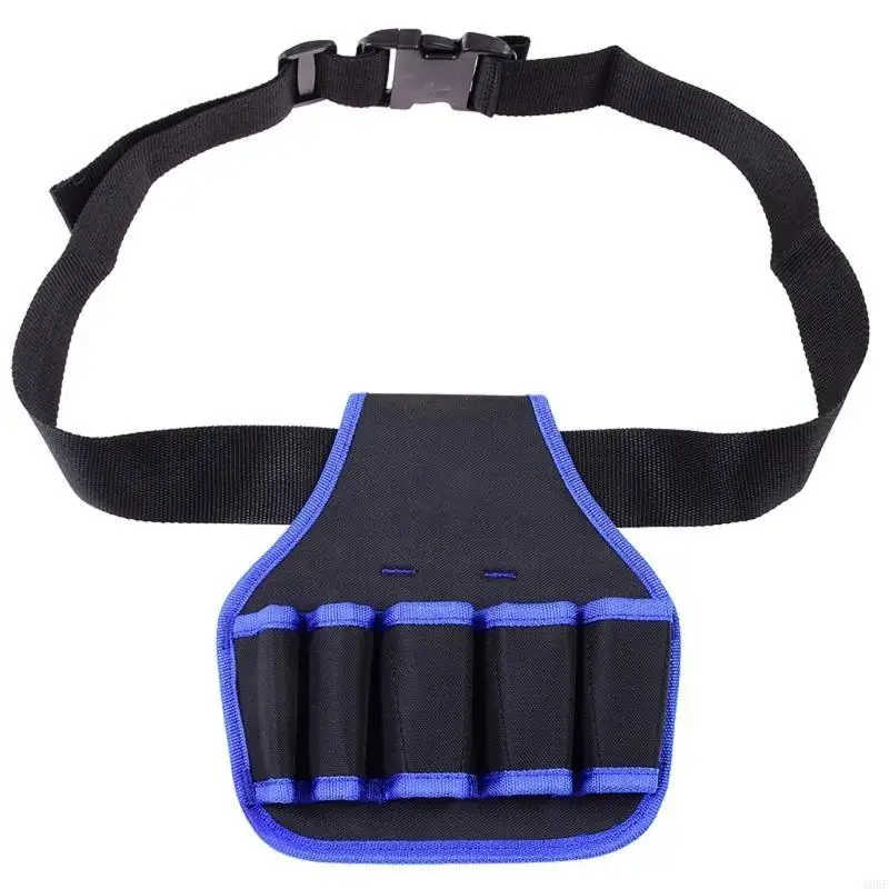 Compact 5 Slot Tool Organizers With Waist Strap 129g Lightweight Design For Construction Maintenance Installation Tasks A0KF