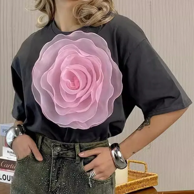 EWQ-Artificial Rose Flower Broche, Patch Roupas, Vestido, Decoração De Pescoço, Artesanal, Peito, Moda, 27C754