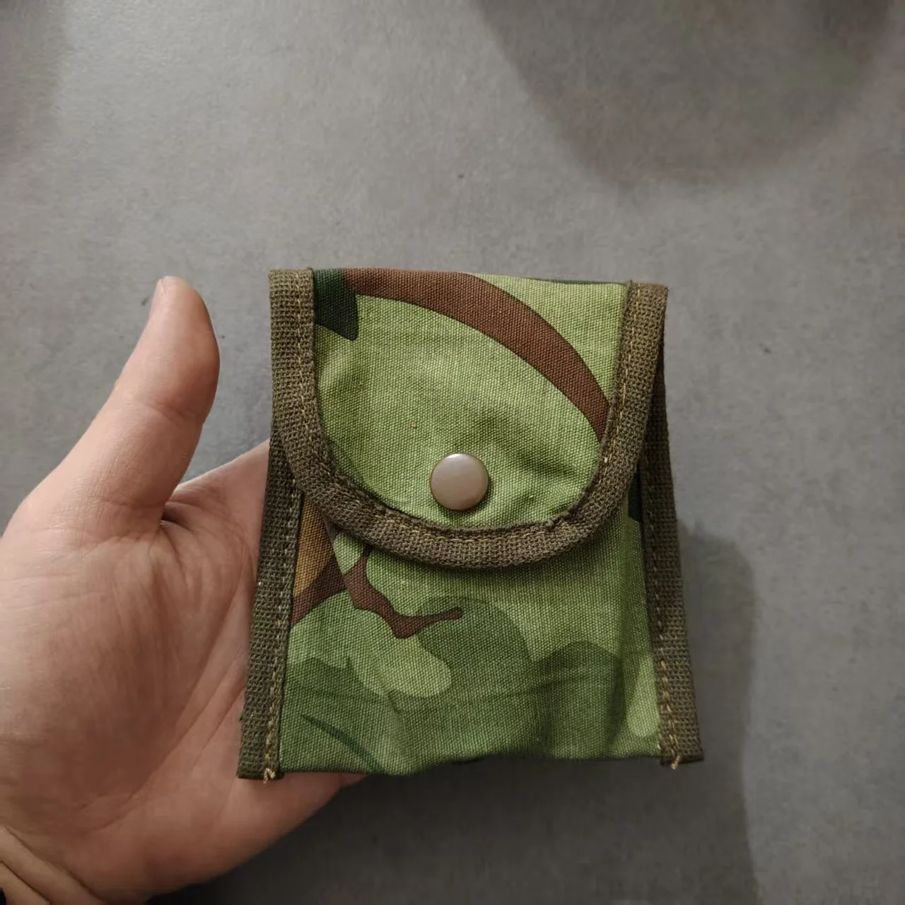 Reproduction of Vietnam War and Korean War, American M1961.M1956 Mitchell Camouflage Pouch North Needle Bag