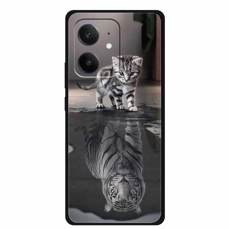 الغطاء الخلفي ل Realme Neo7 SE Neo7x Neo7 حافظة Neo 7x7SE أسود سيليكون لينة حافظة هاتف من البولي يوريثان ل Realme C65 4G غطاء كوكه فوندا
