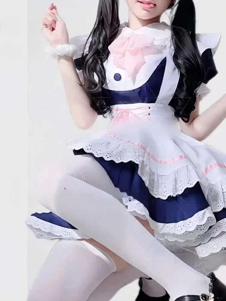 المرأة خمر جديد قصير الأكمام Harajuku الكورية موضة القوطية الأسود لوليتا 3 قطعة فساتين مجموعات سليم صالح Kawaii لوليتا فستان