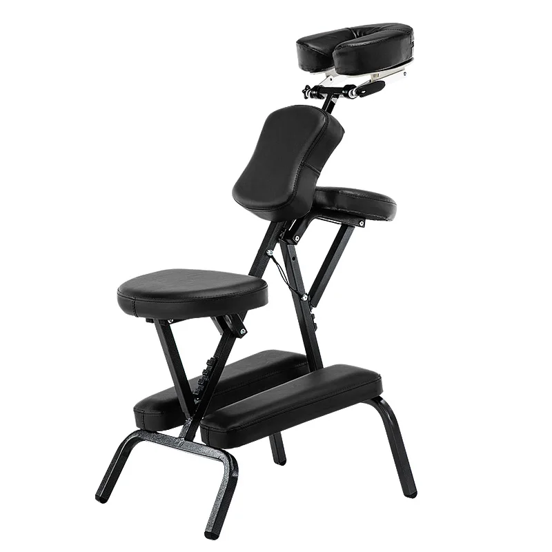 Multifunctional Folding Tattoo Massage Chair Adjustable PU Leather Pad Spa Chair Salon Beauty Furniture Chair