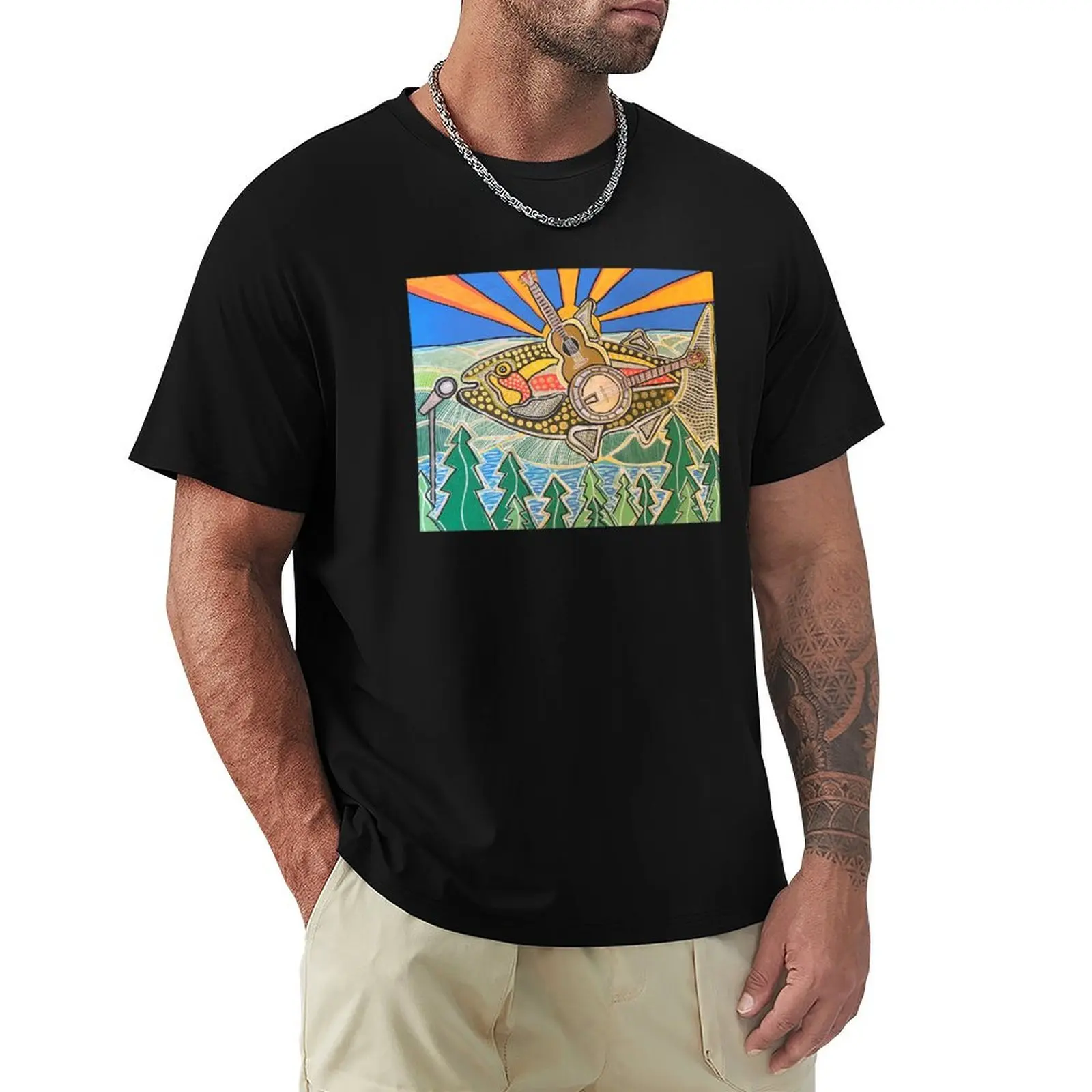 

Troubadour Trout T-Shirt man t shirt custom shirt men t shirt