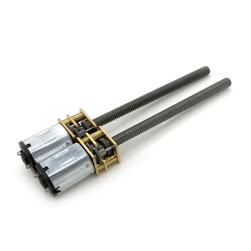 Imagen 2 del producto 1 Uds Micro Motor de engranaje de reducción 6V 12V DC Motor con tornillo de avance GA12-N20- M4 * 55 30rpm 50rpm 100rpm 200rpm 300rpm 500rpm