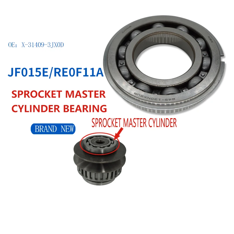 Brand new X314093JX0D OE number transmission pulley repair kit for Nissan JF015E RE0F11A Sprocket master cylinder bearing