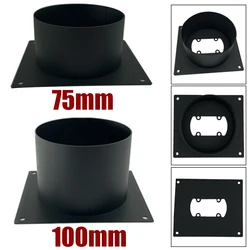 75mm/100mm Car Air Diesel Parking Heater Base Mounting Bracket Floor Plate Turret Planar Deep Black For Eberspacher Webasto