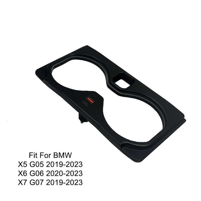 LED Cup Holder Frame For BMW X5 X6 X7 5 Series G30 G38 G20 G05 G06 G07 X3 X4 G01 G02 Ambient Light Car Interior Mouldings