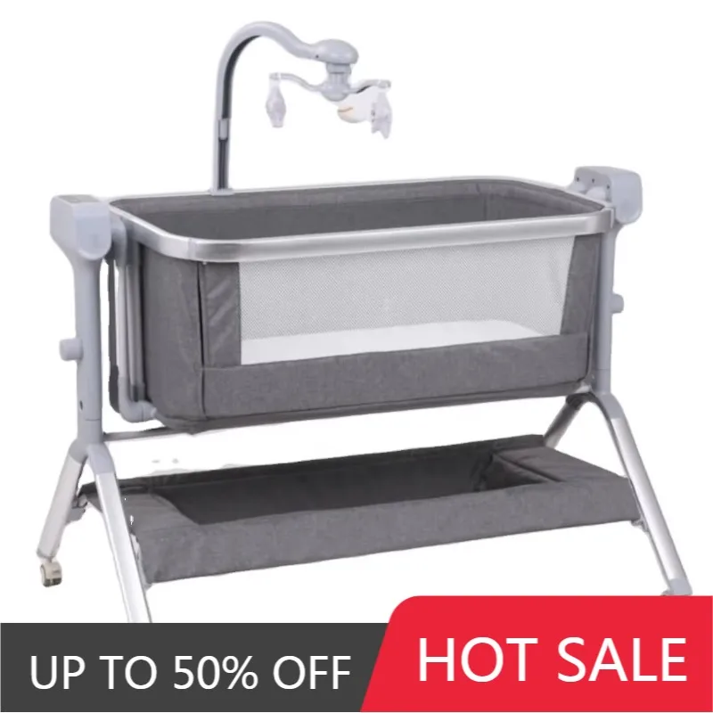 2026 Kidilo Classic Folding Cheap Movable Baby Crib Bassinet Kid Bed Portable Children Coat Bed And Baby Court Bed Cot Y11