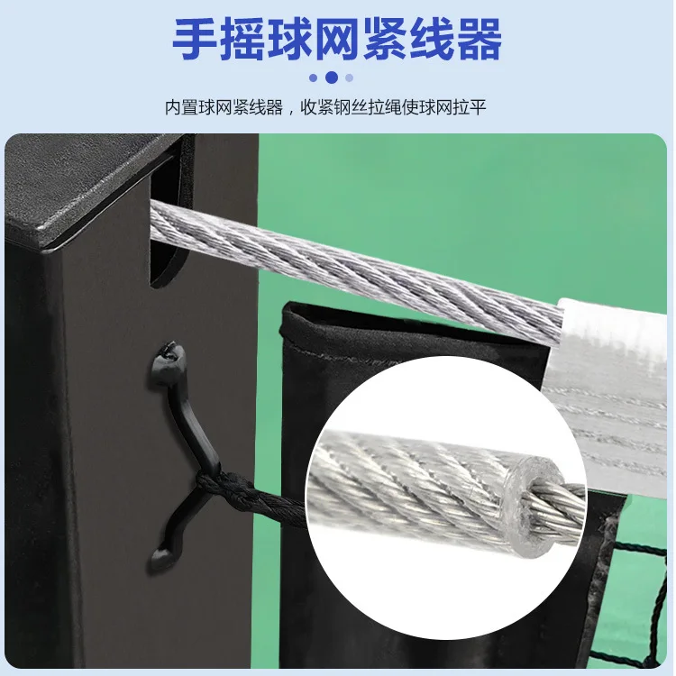 Por Pickleball Net Indoor voor Training Professioneel Opvouwbaar Tennisnet Outdoor