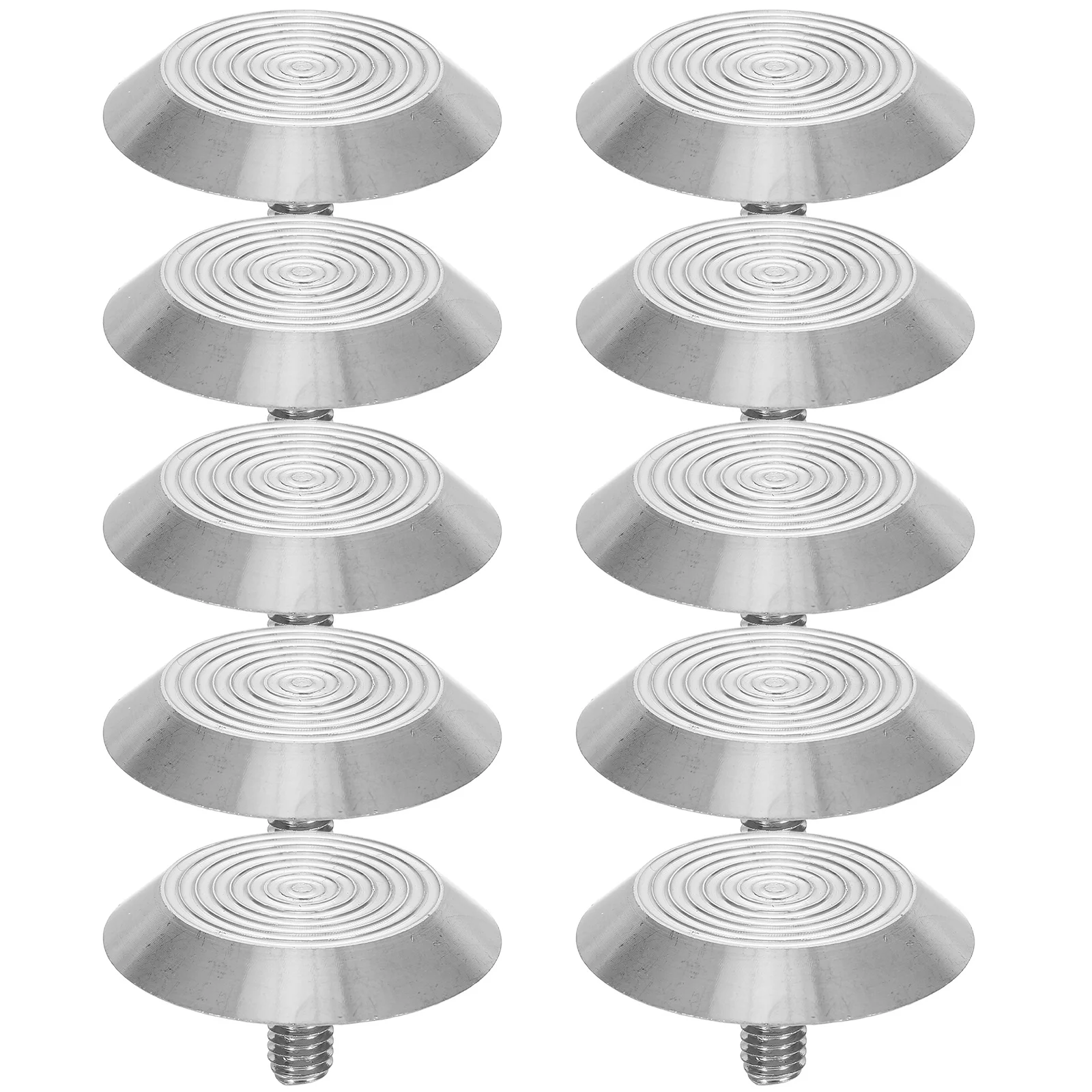 10 шт., тактильные предупреждающие шпильки для слепых ногтей из нержавеющей стали для тротуарной дорожки, безопасные навигационные маркеры, тактильные гвозди