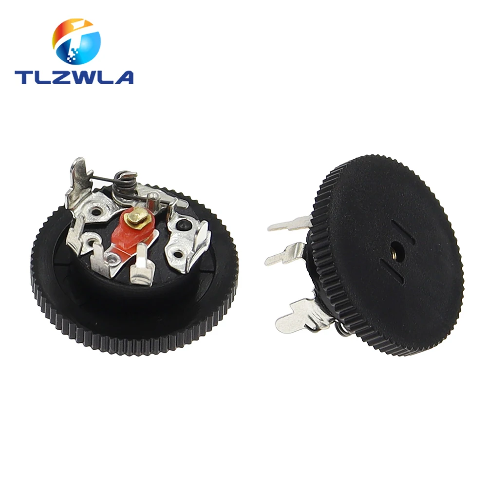 100PCS 10K RV12 Straight Angle Radio Potentiometer RV12MM B503 B103 B10K B50K Power Amplifier Volume Potentiometer With Switch